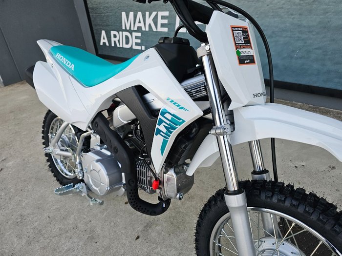 2025 Honda CRF110F White
