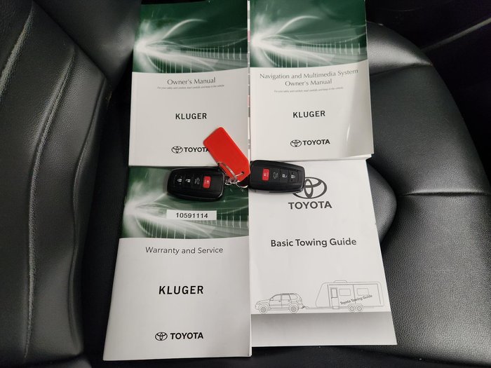 2022 Toyota Kluger GXL AXUH78R 4X4 On Demand Frosted White
