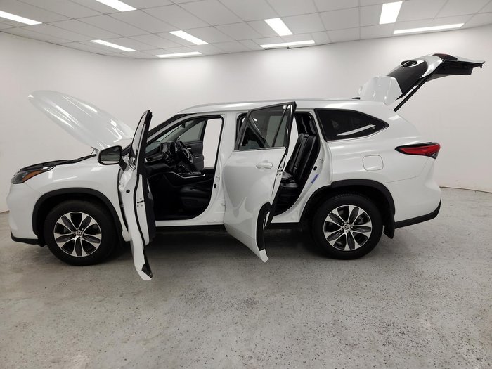 2022 Toyota Kluger GXL AXUH78R 4X4 On Demand Frosted White