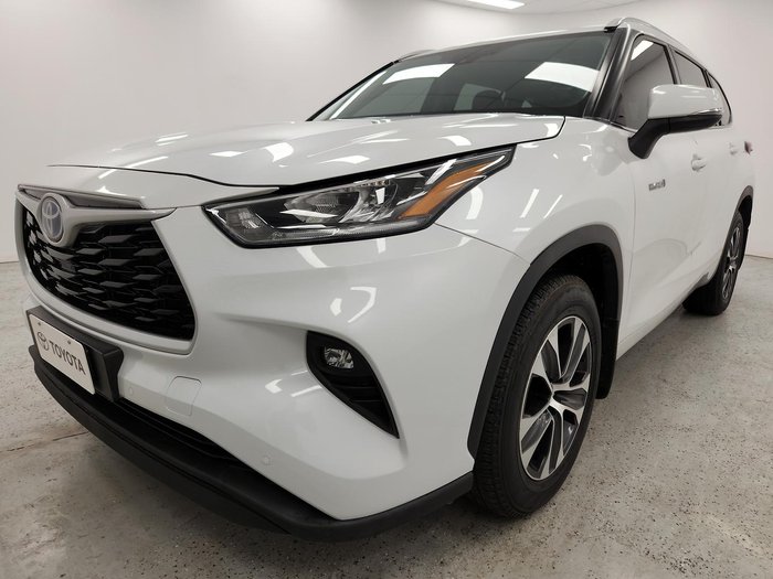 2022 Toyota Kluger GXL AXUH78R 4X4 On Demand Frosted White