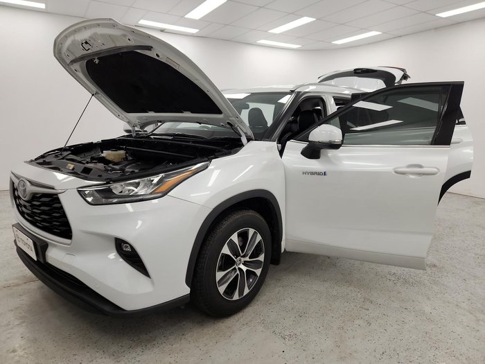 2022 Toyota Kluger GXL AXUH78R 4X4 On Demand Frosted White