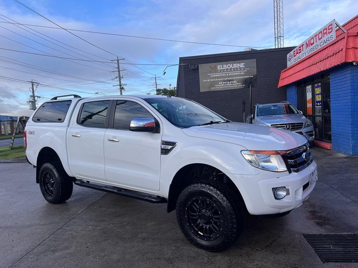 2012 Ford Ranger XLT PX 4X4 Dual Range Cool White