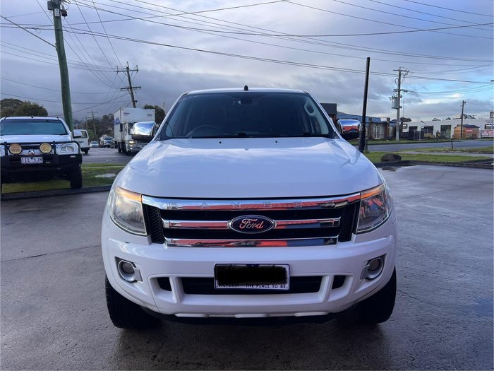 2012 Ford Ranger XLT PX 4X4 Dual Range Cool White
