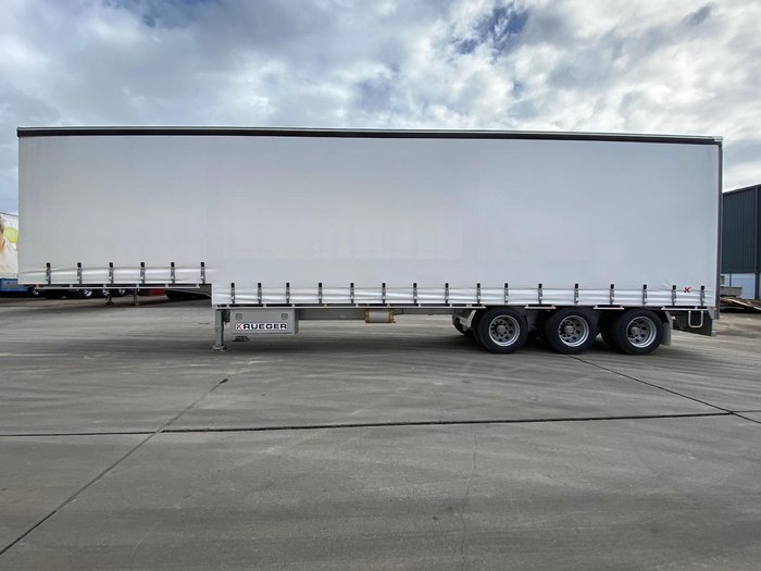 2025 Krueger 34P Drop Deck Mezzanine B Double White