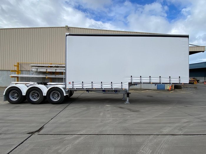 2025 Krueger 34P Drop Deck Mezzanine B Double White