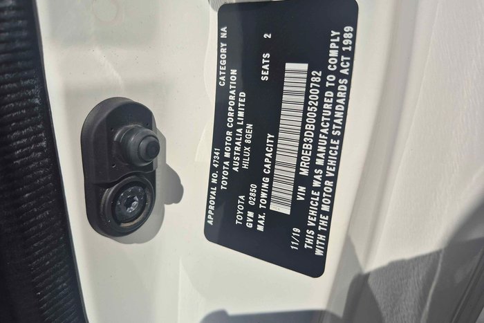 2019 Toyota Hilux Workmate