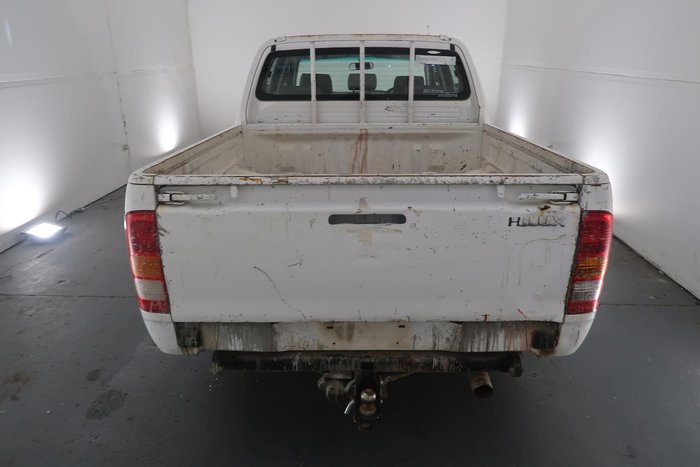2009 Toyota Hilux Workmate TGN16R MY09 4x2 Glacier White