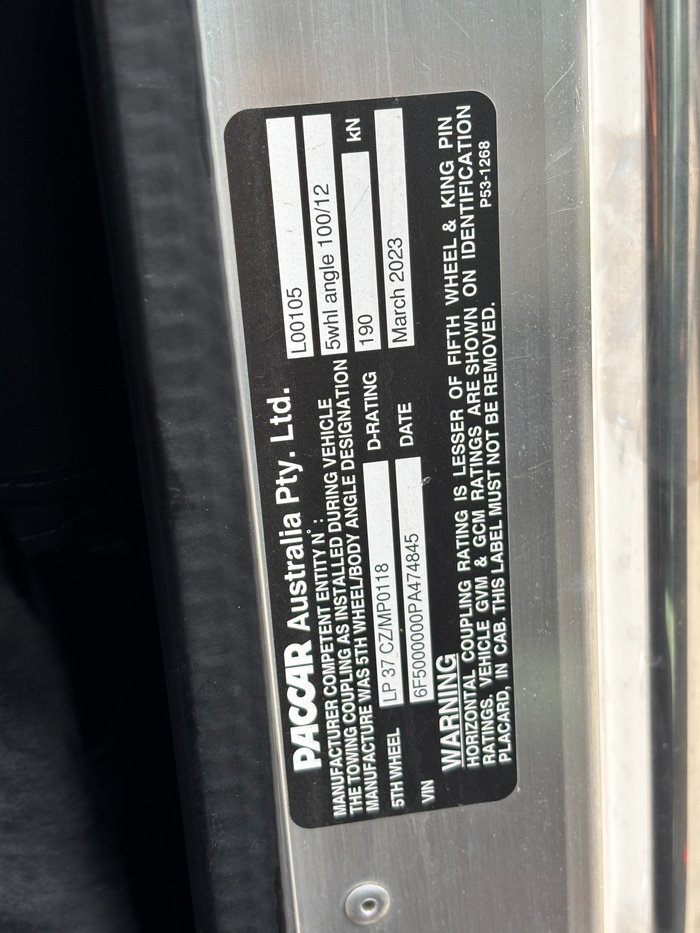 2023 Kenworth K200 White