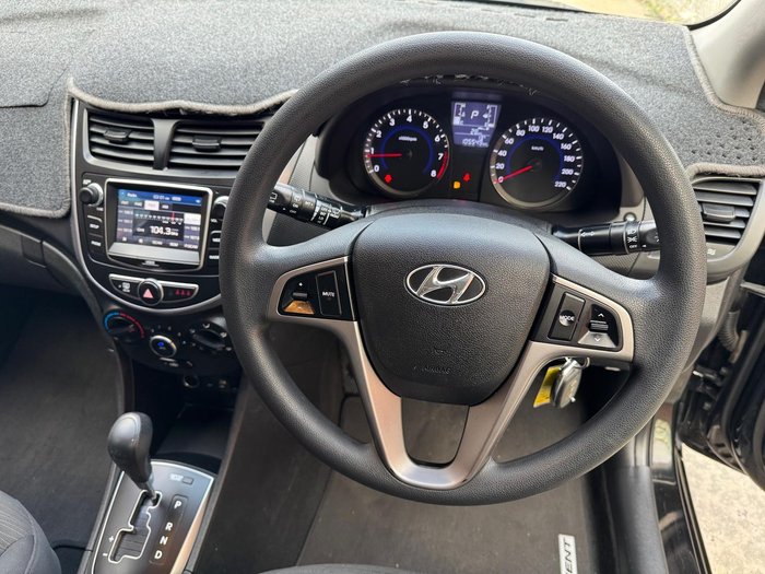 2016 Hyundai Accent Active RB4 MY16 Phantom Black