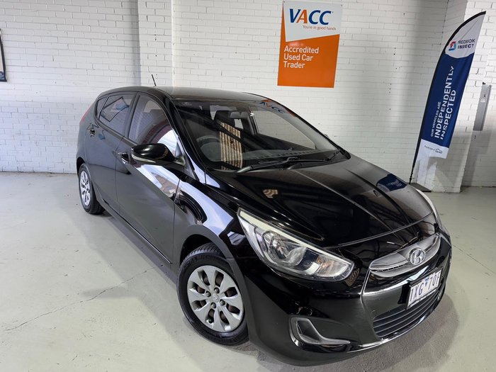 2016 Hyundai Accent Active RB4 MY16 Phantom Black