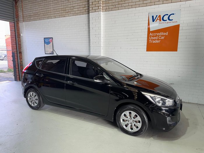 2016 Hyundai Accent Active RB4 MY16 Phantom Black
