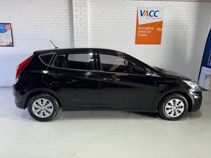 2016 Hyundai Accent Active RB4 MY16 Phantom Black