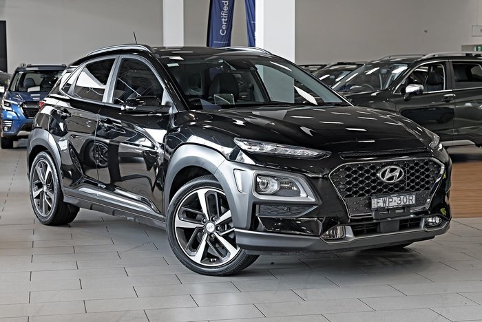 2018 Hyundai Kona Highlander OS MY18 Phantom Black