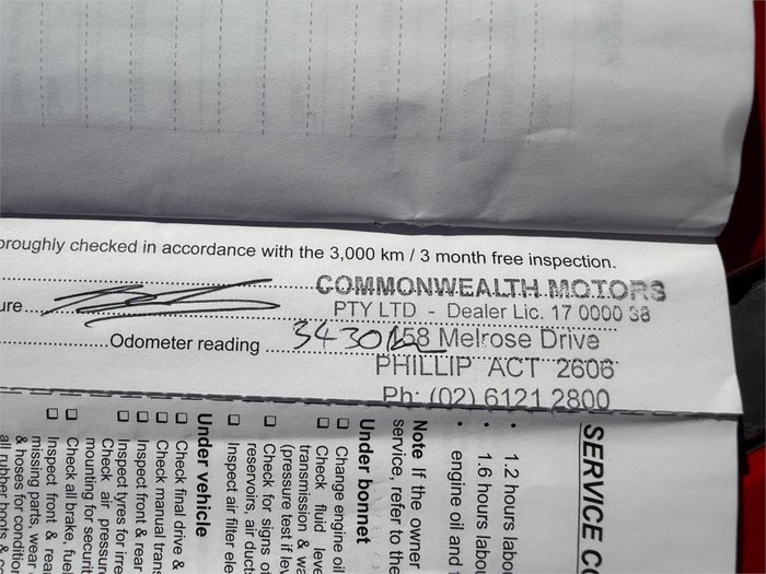 2012 HOLDEN COMMODORE SV6