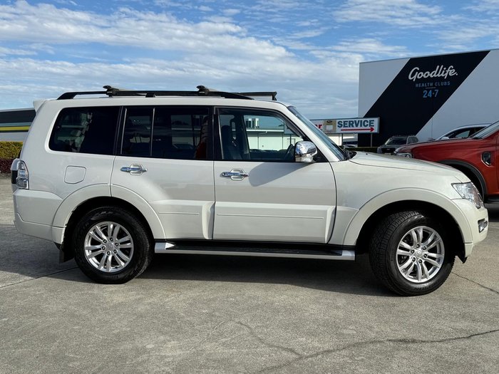 2016 Mitsubishi Pajero GLX NX MY17 4X4 Dual Range White
