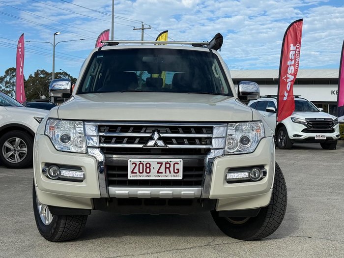 2016 Mitsubishi Pajero GLX NX MY17 4X4 Dual Range White