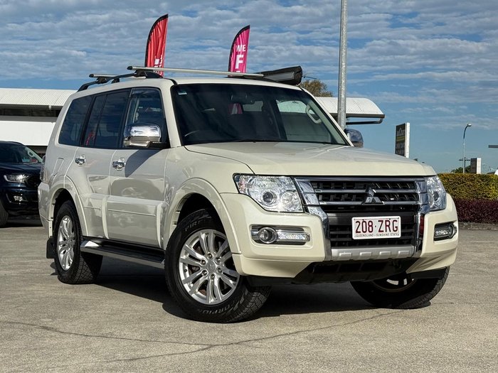 2016 Mitsubishi Pajero GLX NX MY17 4X4 Dual Range White