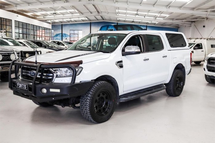 2018 Ford Ranger XLT PX MkII MY18 4X4 Dual Range Frozen White