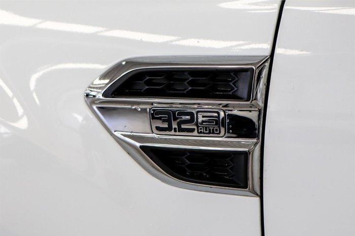 2018 Ford Ranger XLT PX MkII MY18 4X4 Dual Range Frozen White