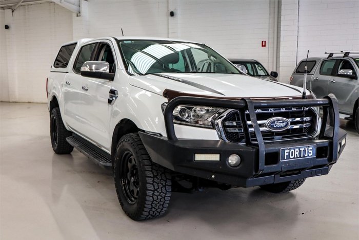 2018 Ford Ranger XLT PX MkII MY18 4X4 Dual Range Frozen White