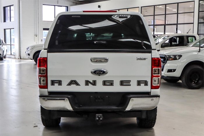 2018 Ford Ranger XLT PX MkII MY18 4X4 Dual Range Frozen White
