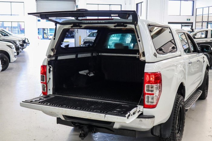 2018 Ford Ranger XLT PX MkII MY18 4X4 Dual Range Frozen White