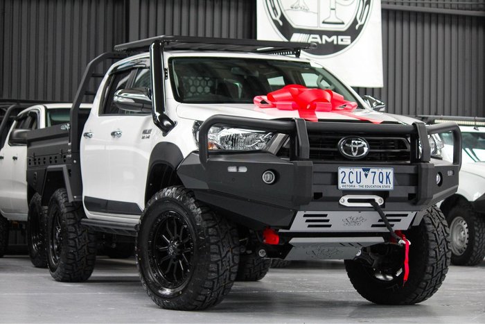 2023 Toyota Hilux SR GUN126R 4X4 Dual Range Glacier White