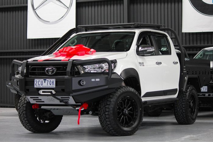 2023 Toyota Hilux SR GUN126R 4X4 Dual Range Glacier White