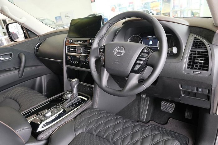 2025 Nissan Patrol Warrior Y62 MY25 4X4 Dual Range Moonstone White