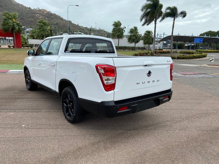 2024 SsangYong Musso Ultimate Q261 MY24 4X4 Dual Range Pearl White