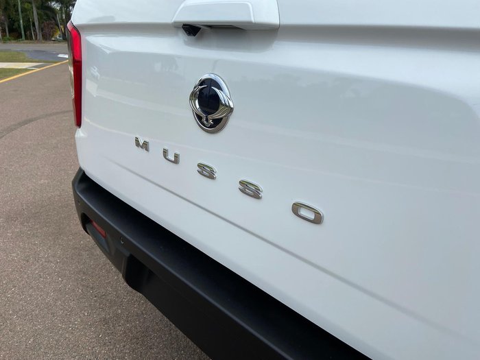 2024 SsangYong Musso Ultimate Q261 MY24 4X4 Dual Range Pearl White