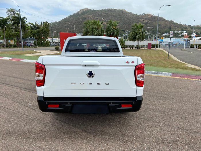2024 SsangYong Musso Ultimate Q261 MY24 4X4 Dual Range Pearl White