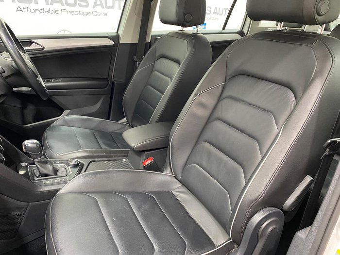 2017 Volkswagen Tiguan 132TSI Comfortline 5N MY18 Four Wheel Drive Pure White
