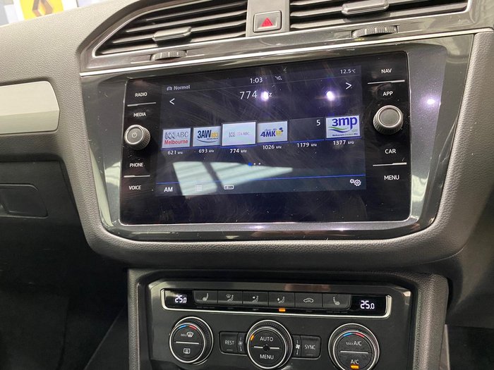 2017 Volkswagen Tiguan 132TSI Comfortline 5N MY18 Four Wheel Drive Pure White
