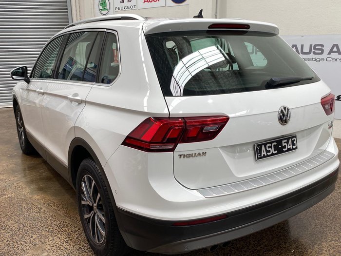 2017 Volkswagen Tiguan 132TSI Comfortline 5N MY18 Four Wheel Drive Pure White
