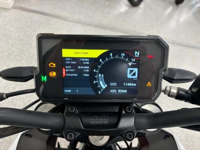2021 Ktm 390 DUKE White