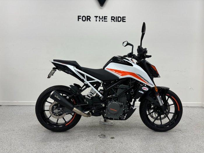 2021 Ktm 390 DUKE White