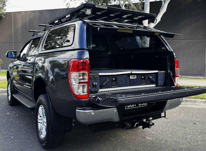 2020 Ford Ranger XLT PX MkIII MY20.25 4X4 Dual Range Meteor Grey