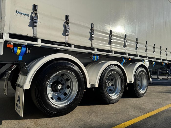2012 Vawdrey St3 20 Pallet Sd Curtain Sider, Fork Lift Floor