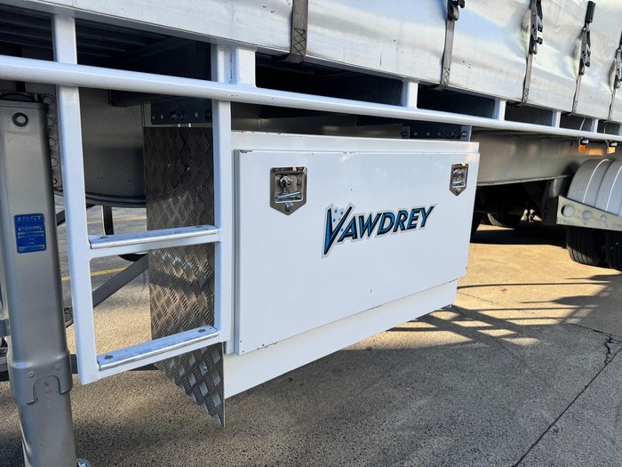 2012 Vawdrey St3 20 Pallet Sd Curtain Sider, Fork Lift Floor