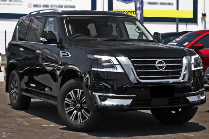 2025 Nissan Patrol Ti-L Y62 MY25 4X4 Dual Range Black Obsidian