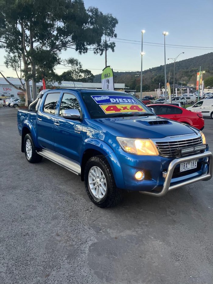2014 Toyota Hilux SR5 KUN26R MY14 4X4 Dual Range Tidal Blue