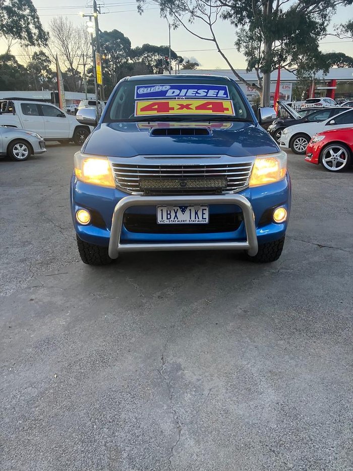 2014 Toyota Hilux SR5 KUN26R MY14 4X4 Dual Range Tidal Blue