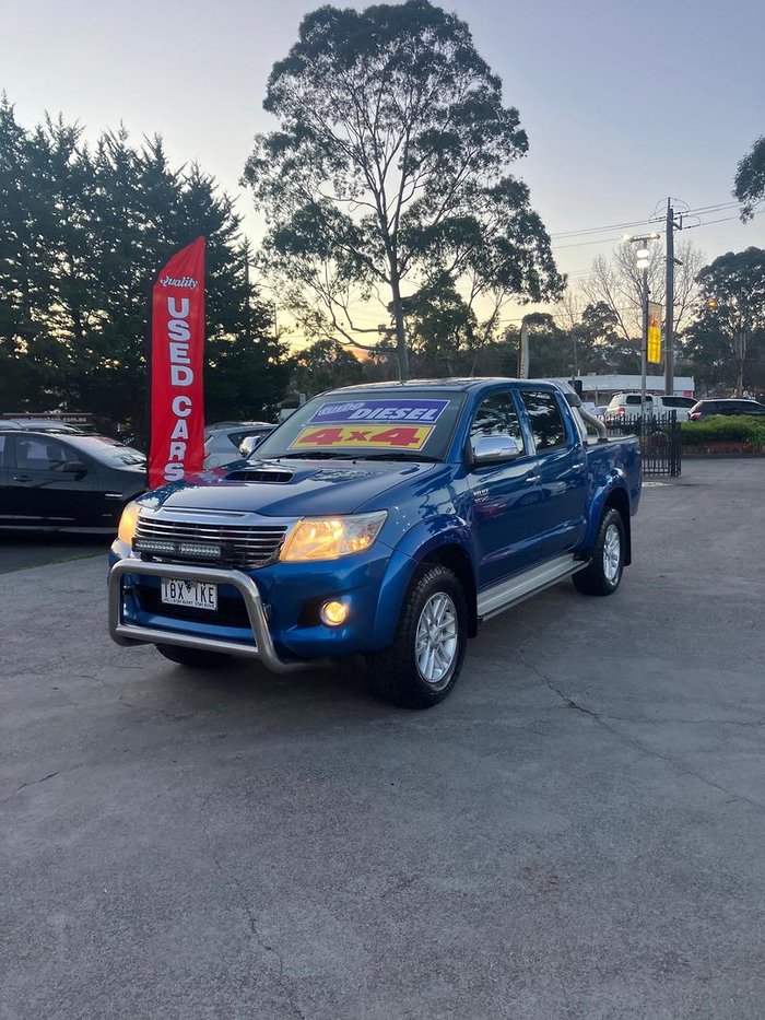 2014 Toyota Hilux SR5 KUN26R MY14 4X4 Dual Range Tidal Blue