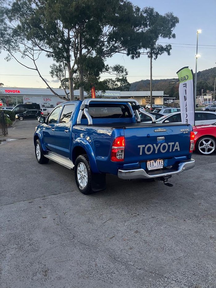 2014 Toyota Hilux SR5 KUN26R MY14 4X4 Dual Range Tidal Blue