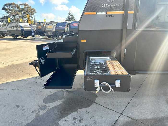 2025 JB Caravans Scorpion Sting Air 19'6 Rear Door