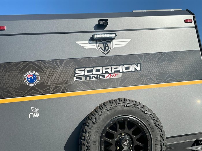 2025 JB Caravans Scorpion Sting Air 19'6 Rear Door