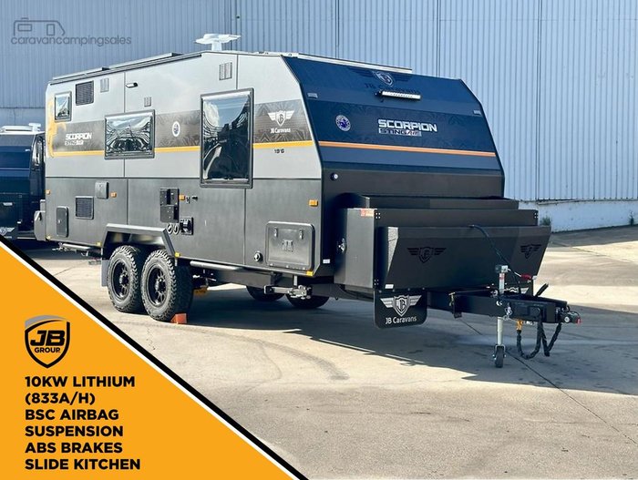 2025 JB Caravans Scorpion Sting Air 19'6 Rear Door