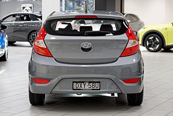 2018 Hyundai Accent Sport RB6 MY18 Lake Silver