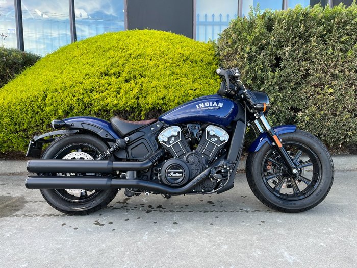 2023 Indian SCOUT BOBBER SPRINGFIELD BLUE METALLIC